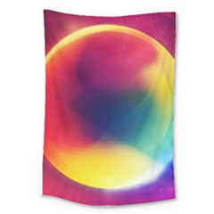 Colorful Glowing Large Tapestry