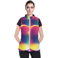 Colorful Glowing Women s Puffer Vest