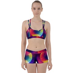 Colorful Glowing Women s Sports Set by Sapixe