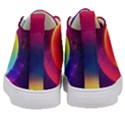 Colorful Glowing Kid s Mid-Top Canvas Sneakers View4