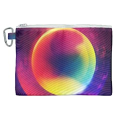 Colorful Glowing Canvas Cosmetic Bag (XL)