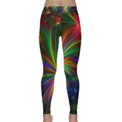 Colorful Firework Celebration Graphics Classic Yoga Leggings by Sapixe