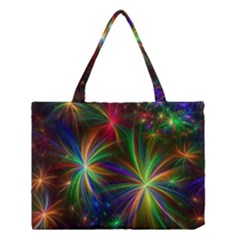 Colorful Firework Celebration Graphics Medium Tote Bag by Sapixe