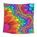 Colorful Trippy Square Tapestry (Large) View1