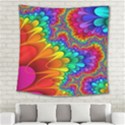 Colorful Trippy Square Tapestry (Large) View2