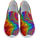 Colorful Trippy Men s Lightweight Slip Ons View1