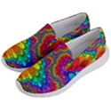 Colorful Trippy Men s Lightweight Slip Ons View2