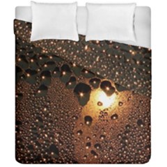 Condensation Abstract Duvet Cover Double Side (california King Size) by Sapixe