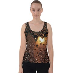 Condensation Abstract Velvet Tank Top