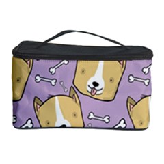 Dog Pattern Cosmetic Storage Case by Sapixe