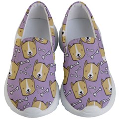 Dog Pattern Kid s Lightweight Slip Ons