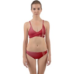 Cricket Ball Wrap Around Bikini Set