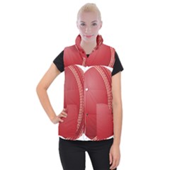 Cricket Ball Women s Button Up Vest by Sapixe