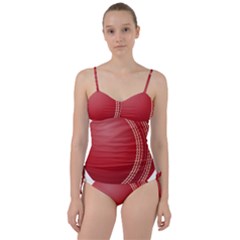 Cricket Ball Sweetheart Tankini Set by Sapixe