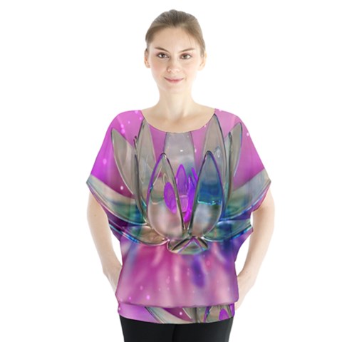 Crystal Flower Blouse by Sapixe