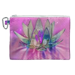 Crystal Flower Canvas Cosmetic Bag (xl) by Sapixe