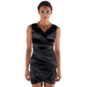 Dark Lake Ocean Pattern River Sea Wrap Front Bodycon Dress View1