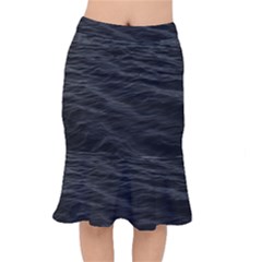 Dark Lake Ocean Pattern River Sea Mermaid Skirt by Sapixe