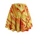 Orange Liquid  Mini Flare Skirt View2