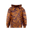 Orange and purple Liquid Kids  Pullover Hoodie View1