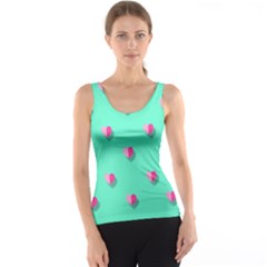 Love Heart Set Seamless Pattern Tank Top by Nexatart