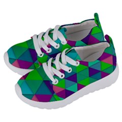 Background Geometric Triangle Kids  Lightweight Sports Shoes