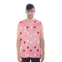 Heart Shape Background Love Men s Basketball Tank Top by Nexatart