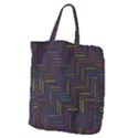 Lines Line Background Giant Grocery Zipper Tote View2