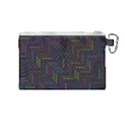 Lines Line Background Canvas Cosmetic Bag (Medium) View2