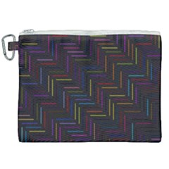 Lines Line Background Canvas Cosmetic Bag (xxl) by Nexatart