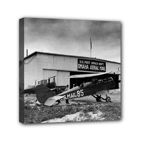 Omaha Airfield Airplain Hangar Canvas Travel Bag by Nexatart