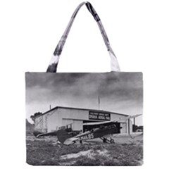 Omaha Airfield Airplain Hangar Mini Tote Bag by Nexatart