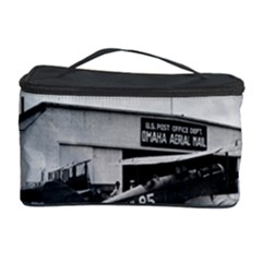 Omaha Airfield Airplain Hangar Cosmetic Storage Case by Nexatart