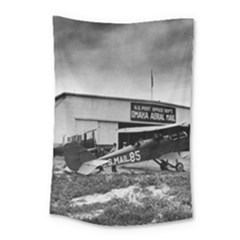 Omaha Airfield Airplain Hangar Small Tapestry by Nexatart