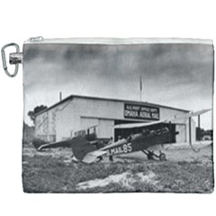 Omaha Airfield Airplain Hangar Canvas Cosmetic Bag (xxxl) by Nexatart