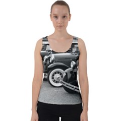 Vehicle Car Transportation Vintage Velvet Tank Top