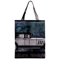 Vintage Car Automobile Auburn Zipper Classic Tote Bag by Nexatart