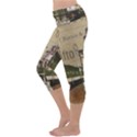 Train Vintage Tracks Travel Old Capri Yoga Leggings View2