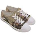 Train Vintage Tracks Travel Old Women s Low Top Canvas Sneakers View3