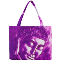 Purple Buddha Art Portrait Mini Tote Bag by yoursparklingshop