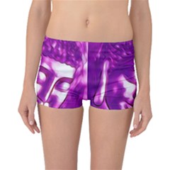 Purple Buddha Art Portrait Boyleg Bikini Bottoms by yoursparklingshop