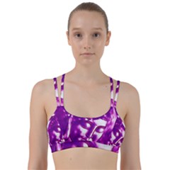 Purple Buddha Art Portrait Line Them Up Sports Bra by yoursparklingshop