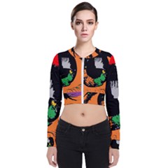 Eyes Makeup Human Drawing Color Bomber Jacket