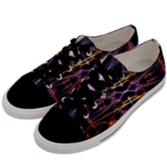 Wallpaper Abstract Art Light Men s Low Top Canvas Sneakers