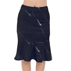 Black Marble Tiles Rock Stone Statues Mermaid Skirt by Nexatart