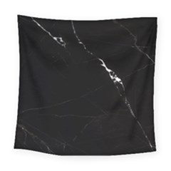 Black Marble Tiles Rock Stone Statues Square Tapestry (large) by Nexatart