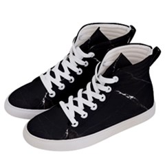 Black Marble Tiles Rock Stone Statues Men s Hi-top Skate Sneakers by Nexatart