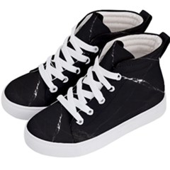 Black Marble Tiles Rock Stone Statues Kid s Hi-top Skate Sneakers