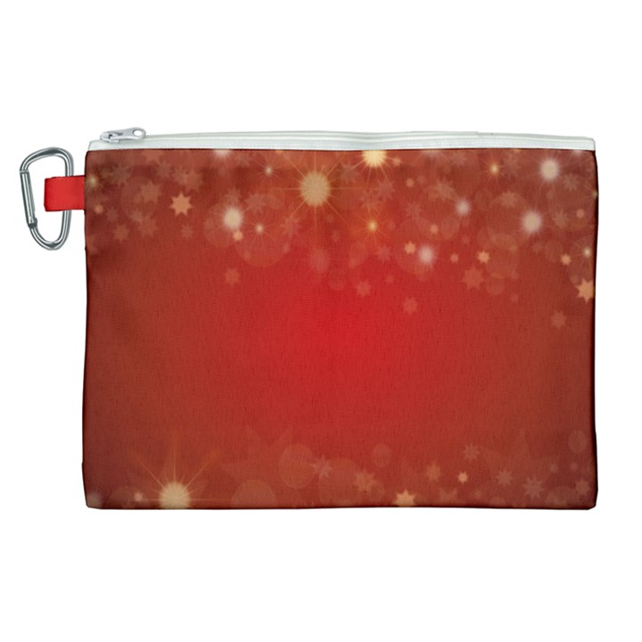 Background Abstract Christmas Canvas Cosmetic Bag (XL)