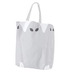 Ghost Halloween Spooky Horror Fear Giant Grocery Zipper Tote by Nexatart